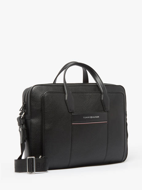 Business Bag Tommy hilfiger Black corporate AM13095 other view 1