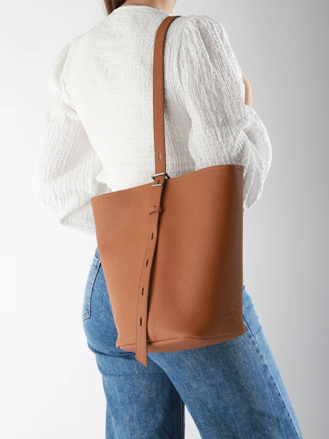 Shoulderbag Backpack M Cavalier Leather Etrier Beige cavalier ECLR126M other view 2