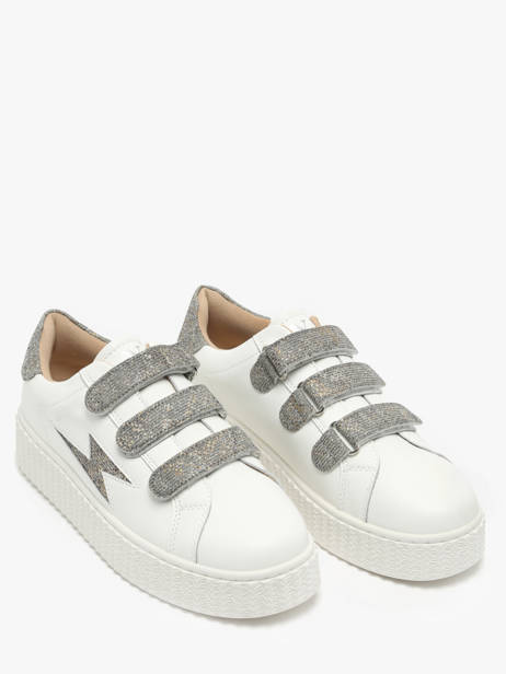 Sneakers In Leather Vanessa wu Gray women BK2231AT other view 1