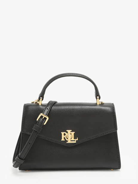 Sac à Main Farrah Cuir Lauren ralph lauren Noir farrah 31968761