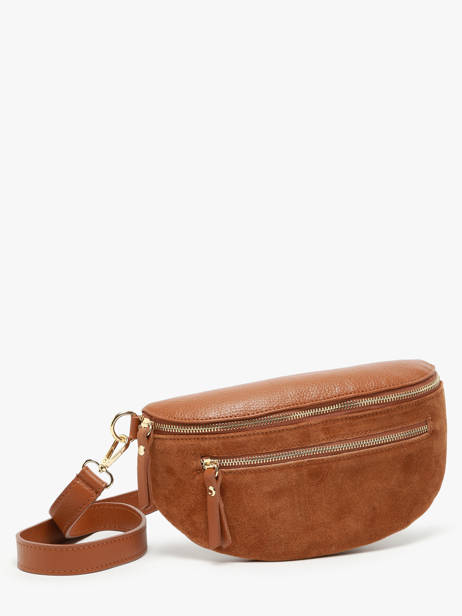 Belt Bag Leather Milano Brown velvet caviar VC24111 other view 2