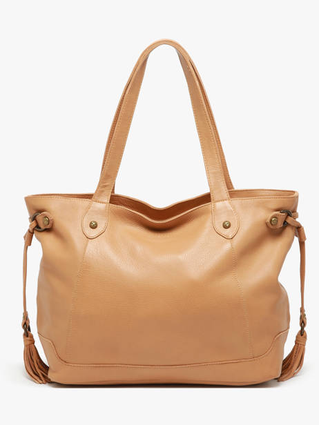 Shoulder Bag Cow A4 Leather Basilic pepper Brown cow 155N