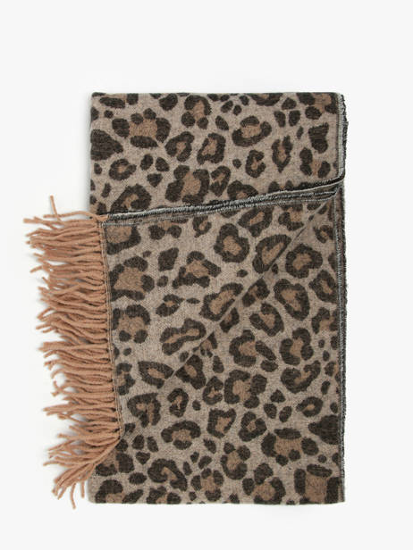 Leopard Women's Scarf Jira Pieces Brown jira 17083758 other view 1