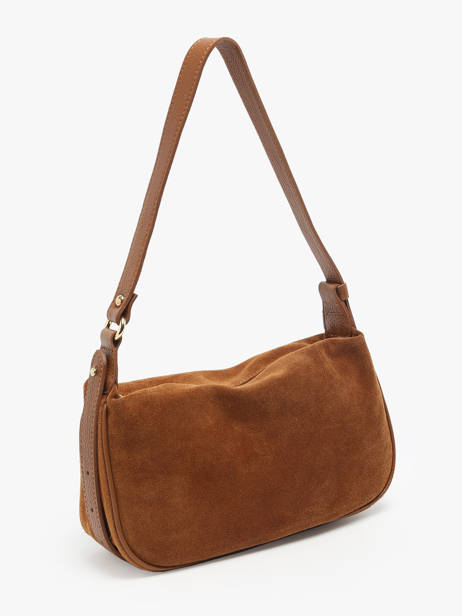 Ccrossbody Shoulder Bag Velvet Caviar Leather Milano Brown velvet caviar VC24113 other view 2