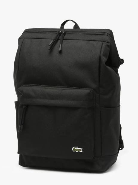 Backpack Lacoste Black neo croc NU4598NE other view 2