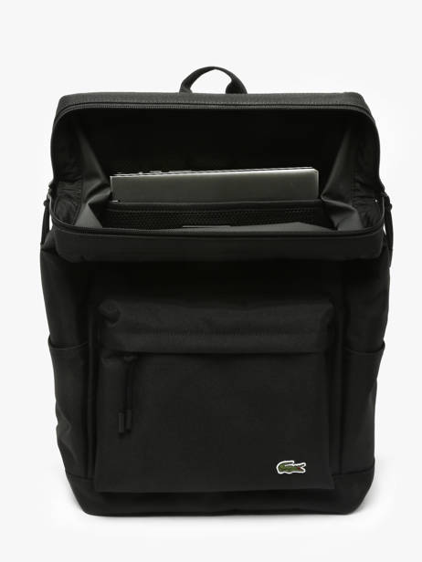Backpack Lacoste Black neo croc NU4598NE other view 3