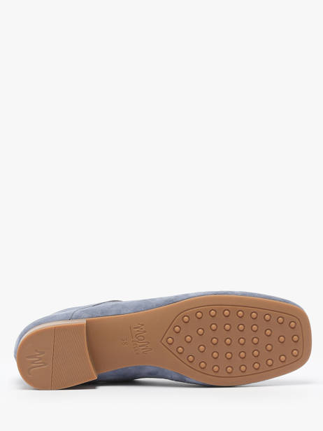 Ballerinas Anima In Leather Mam'zelle Blue women CSGAN25 other view 5