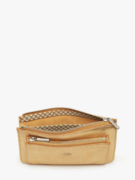 Porte-monnaie Cuir Mila louise Or vintage 23690RX vue secondaire 1