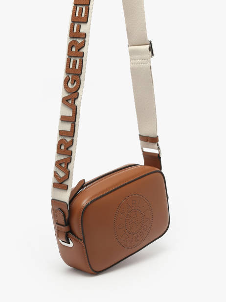 Shoulder Bag K Circle Leather Karl lagerfeld Brown k circle A1W30024 other view 2