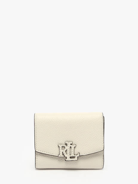Portefeuille Cameryn Cuir Lauren ralph lauren Blanc cameryn 32966782