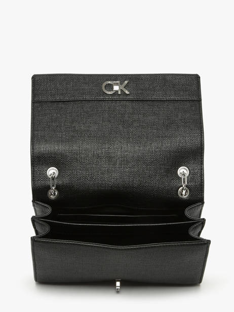 Sac Bandoulière Ck Chain Calvin klein jeans Noir ck chain K613177 vue secondaire 3