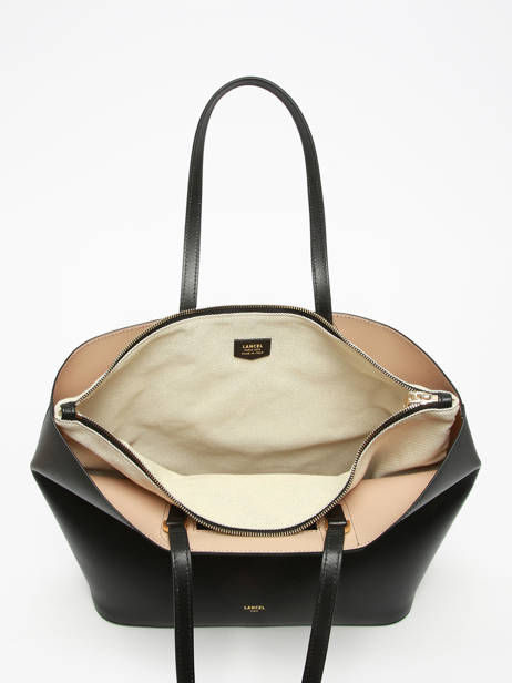 Leather Angèle Tote Bag Lancel Black angele A13361 other view 4