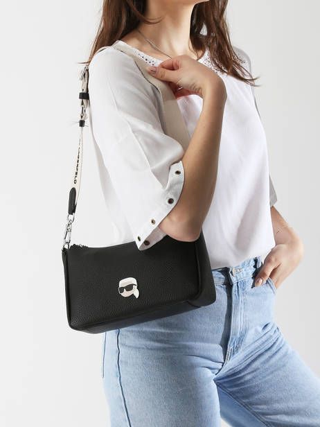 Shoulder Bag K Ikon Polyurethane Karl lagerfeld Black k ikon A2W30106 other view 1