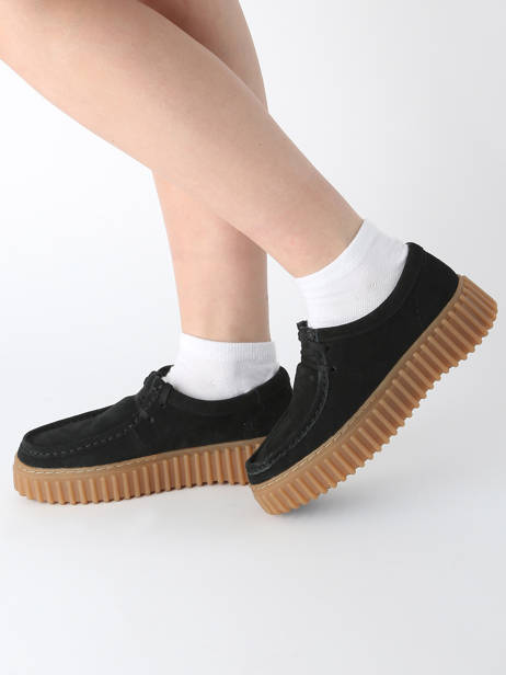 Chaussures Derbies Torhill Bee Clarks Noir women 26172044 vue secondaire 1