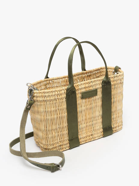 Sac à Main Estival Paille Le voyage en panier Vert estival PM779 vue secondaire 2