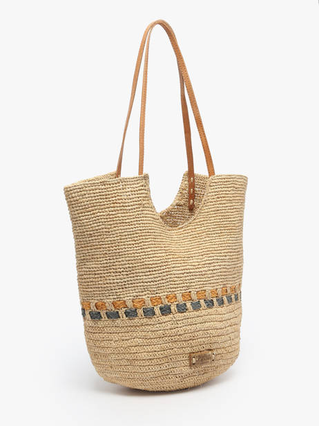 Shoulder Bag L'atelier Du Crochet Raphia Le voyage en panier Beige l'atelier du crochet AM804 other view 2