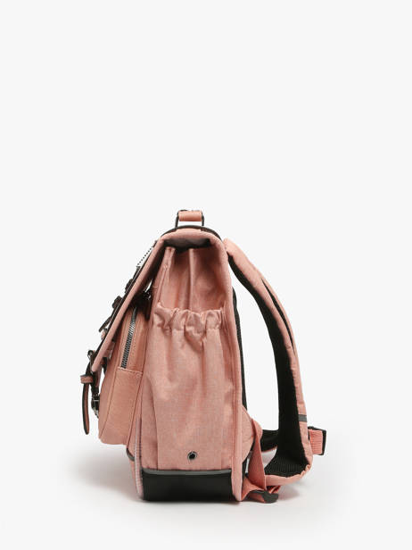 2-compartment Satchel Cameleon Pink vintage color CA146Q other view 2