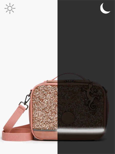 1 Compartment Lunch Bag Cameleon Pink vintage fantasy BL24 other view 6