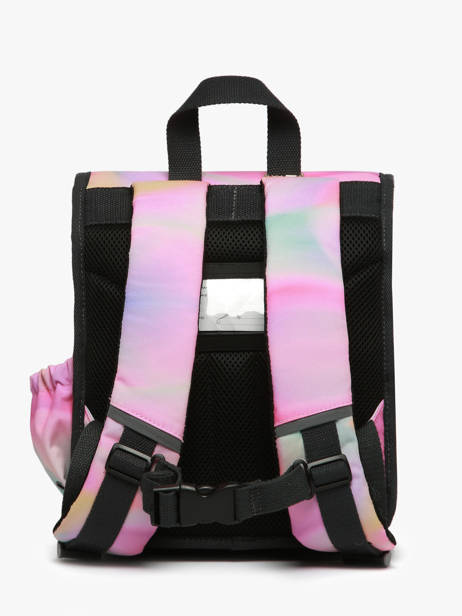 1 Compartment Backpack Cameleon Pink vintage fantasy SD30 other view 4
