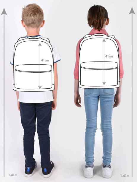 2-compartment Backpack Cameleon Gray vintage urban SO40 other view 1