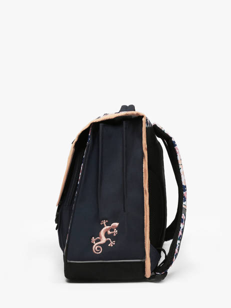 Cartable Enfant 3 Compartiments Cameleon Bleu actual CA41 vue secondaire 2