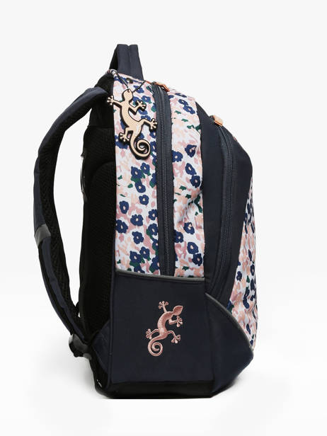 2-compartment Backpack Cameleon Blue actual SD39 other view 2