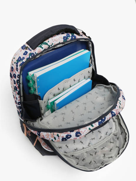 2-compartment Backpack Cameleon Blue actual SD39 other view 3
