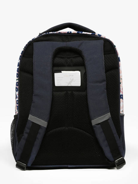 2-compartment Backpack Cameleon Blue actual SD39 other view 4