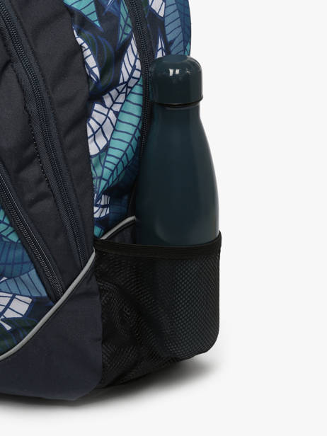 2-compartment Backpack Cameleon Blue actual SD45 other view 5