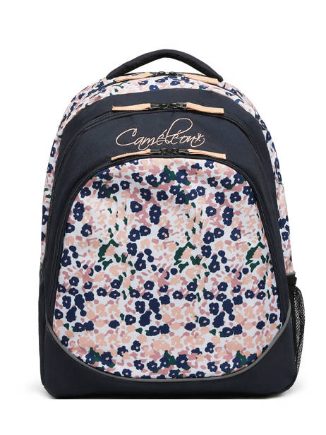 2-compartment Backpack Cameleon Blue actual SD45 other view 6