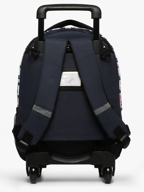 Wheeled Schoolbag Cameleon Blue actual SR39 other view 4