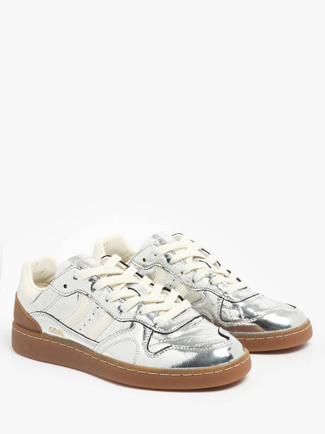 Sneakers Goal In Leather Coolway Silver women 7683172 other view 2