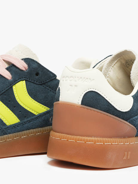 Sneakers In Leather Coolway Blue men 86036020 other view 3