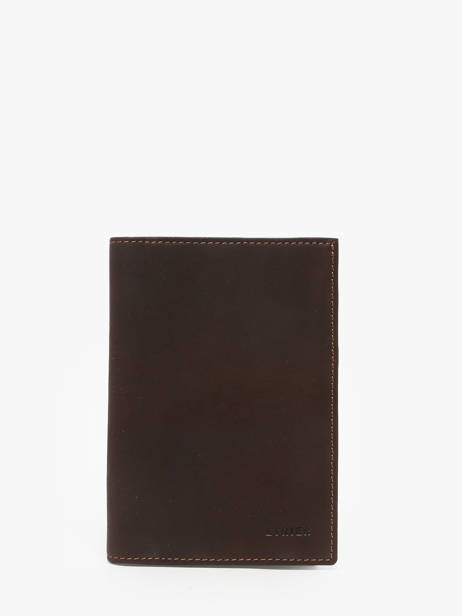 Wallet Oil Leather Etrier Brown oil EOIL429