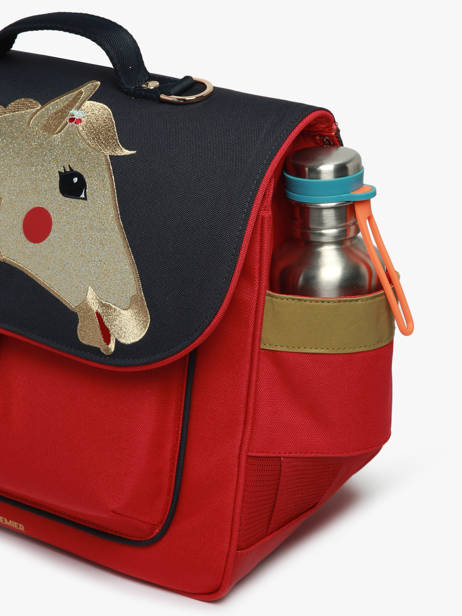 2-compartment Satchel Jeune premier Red daydream girls G other view 5