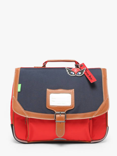 1 Compartment Satchel Tann's Red les fantaisies g 35124