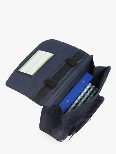 1 Compartment Satchel Tann's Blue les fantaisies g 35142 other view 3