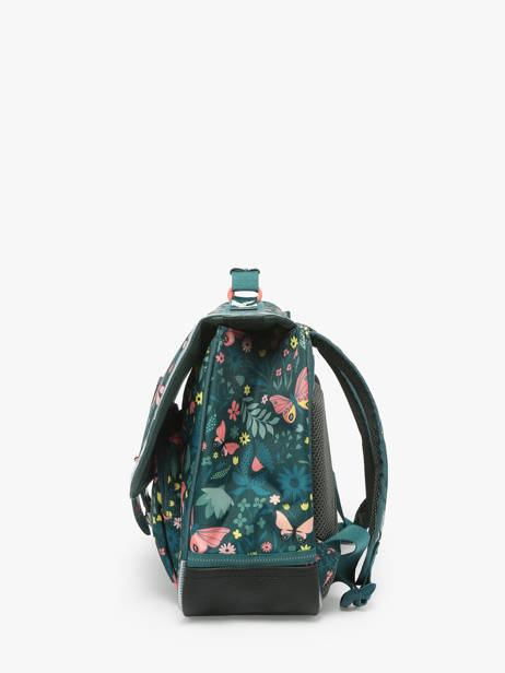 1 Compartment Satchel Tann's Green les fantaisies f 35266 other view 2