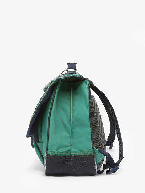 2-compartment Satchel Tann's Green les fantaisies g 38126 other view 2