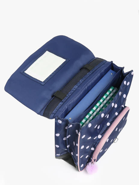 2-compartment Satchel Tann's Blue les fantaisies f 38325 other view 3
