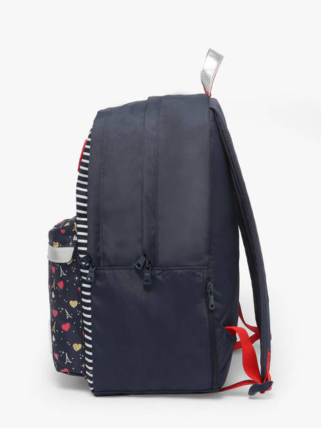 2-compartment Backpack Tann's Blue les fantaisies f 63321 other view 2