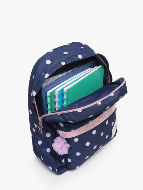 Sac à Dos 1 Compartiment Tann's Bleu les fantaisies f 62325 vue secondaire 3