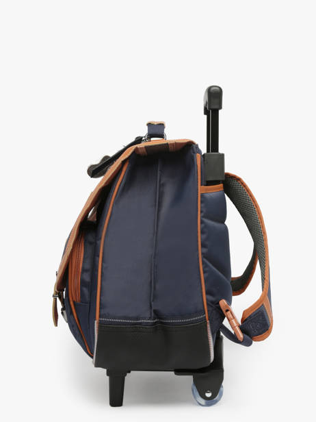 Cartable à Roulettes 2 Compartiments Tann's Bleu les fantaisies g - 22-43111 vue secondaire 3