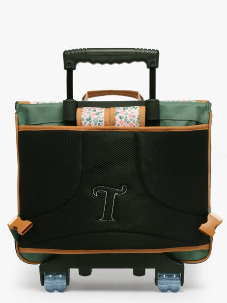 2-compartment Wheeled Satchel Tann's Multicolor les fantaisies f 43267 other view 5