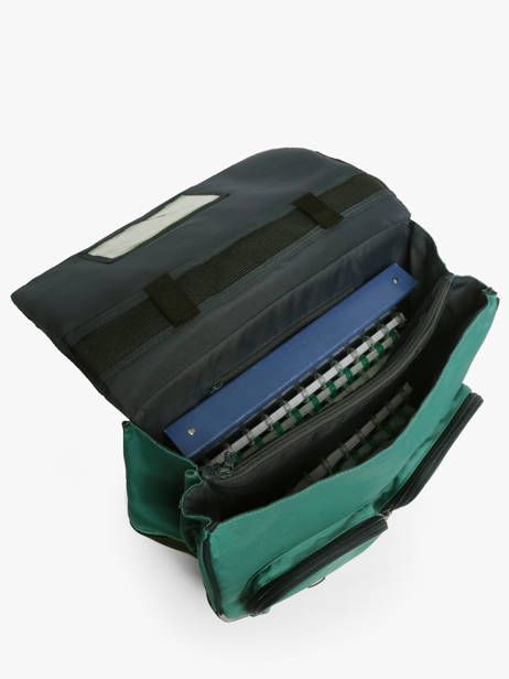 Cartable à Roulettes 2 Compartiments Tann's Vert les fantaisies g 43126 vue secondaire 3