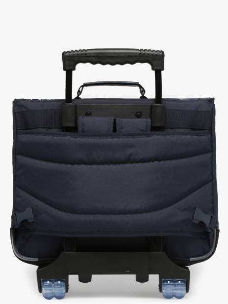 2-compartment Wheeled Satchel Tann's Blue les fantaisies g 43142 other view 5