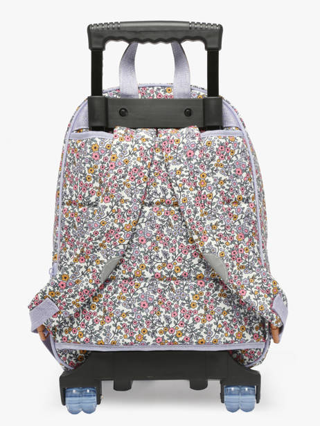 2-compartment Wheeled Schoolbag Tann's Multicolor les fantaisies f 73263 other view 4