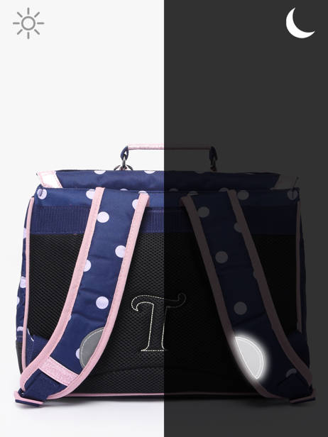2-compartment Satchel Tann's Blue les fantaisies f 38325 other view 5