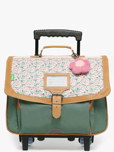 2-compartment Wheeled Satchel Tann's Multicolor les fantaisies f 42267
