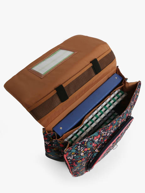 2-compartment Wheeled Satchel Tann's Multicolor les fantaisies f 42324 other view 3